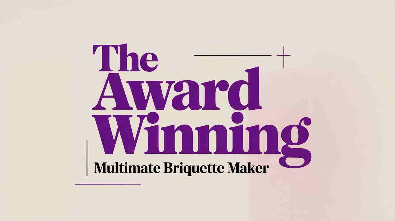 Multimate Briquette Maker
